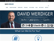 Tablet Screenshot of davidwerdiger.com